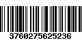 Código de Barras 3760275625236