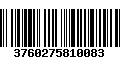 Código de Barras 3760275810083