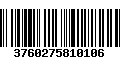 Código de Barras 3760275810106