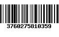 Código de Barras 3760275810359