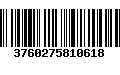 Código de Barras 3760275810618