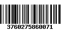 Código de Barras 3760275860071