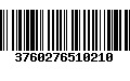 Código de Barras 3760276510210