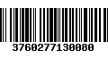 Código de Barras 3760277130080