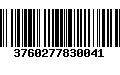 Código de Barras 3760277830041