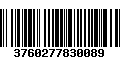 Código de Barras 3760277830089