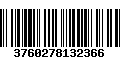 Código de Barras 3760278132366