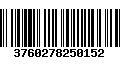 Código de Barras 3760278250152