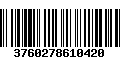 Código de Barras 3760278610420