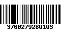 Código de Barras 3760279280103