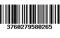 Código de Barras 3760279580265