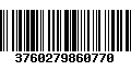 Código de Barras 3760279860770