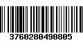 Código de Barras 3760280490805