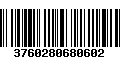 Código de Barras 3760280680602