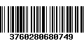 Código de Barras 3760280680749