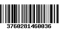 Código de Barras 3760281460036