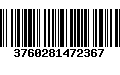 Código de Barras 3760281472367