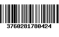 Código de Barras 3760281780424