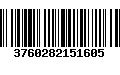 Código de Barras 3760282151605