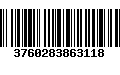 Código de Barras 3760283863118