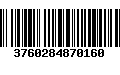 Código de Barras 3760284870160