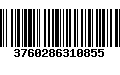 Código de Barras 3760286310855