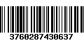 Código de Barras 3760287430637