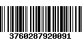 Código de Barras 3760287920091