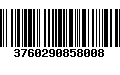 Código de Barras 3760290858008