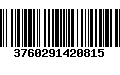 Código de Barras 3760291420815