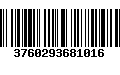 Código de Barras 3760293681016