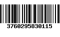 Código de Barras 3760295830115