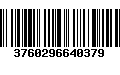 Código de Barras 3760296640379