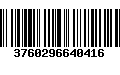 Código de Barras 3760296640416