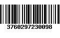 Código de Barras 3760297230098