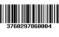 Código de Barras 3760297860004