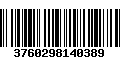 Código de Barras 3760298140389