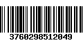 Código de Barras 3760298512049