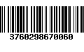 Código de Barras 3760298670060