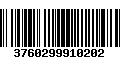 Código de Barras 3760299910202