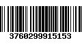 Código de Barras 3760299915153