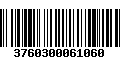 Código de Barras 3760300061060