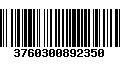 Código de Barras 3760300892350