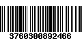 Código de Barras 3760300892466