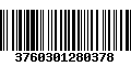 Código de Barras 3760301280378