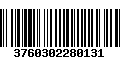 Código de Barras 3760302280131