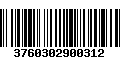 Código de Barras 3760302900312