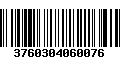 Código de Barras 3760304060076