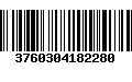 Código de Barras 3760304182280