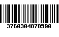 Código de Barras 3760304870590